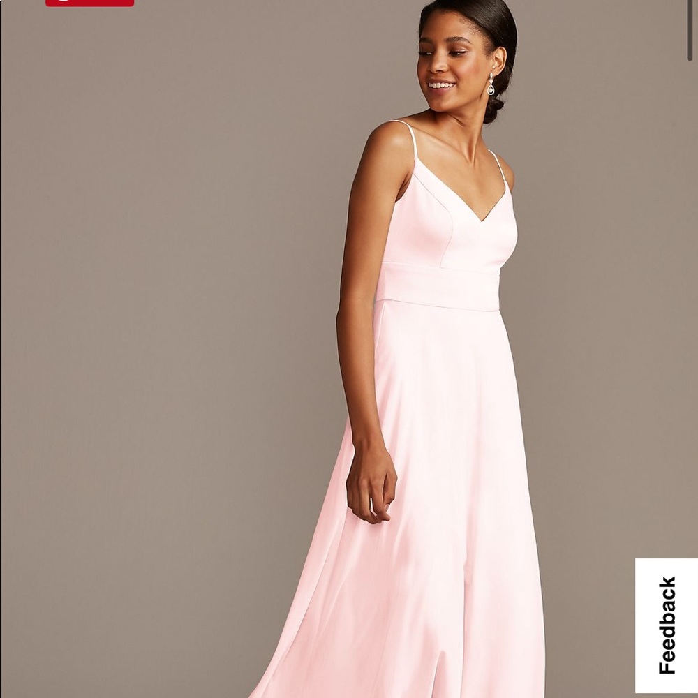 David’s Bridal W11995 in Petal